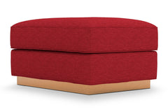 Harper Ottoman :: Leg Finish: Natural / Size: 25x35