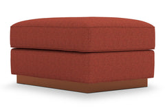 Harper Ottoman :: Leg Finish: Pecan / Size: 25x35