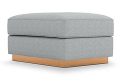 Harper Ottoman :: Leg Finish: Natural / Size: 25x35