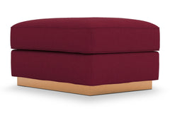 Harper Ottoman :: Leg Finish: Natural / Size: 25x35