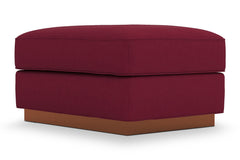 Harper Ottoman :: Leg Finish: Pecan / Size: 25x35