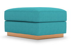 Harper Ottoman :: Leg Finish: Natural / Size: 25x35