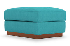 Harper Ottoman :: Leg Finish: Pecan / Size: 25x35