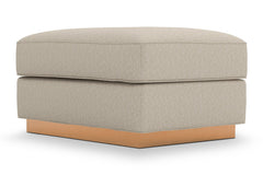 Harper Ottoman :: Leg Finish: Natural / Size: 25x35