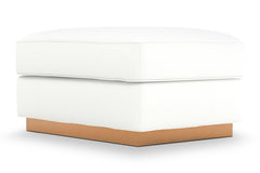 Harper Ottoman :: Leg Finish: Natural / Size: 25x35