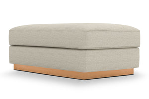 Harper Ottoman :: Leg Finish: Natural / Size: 28x48