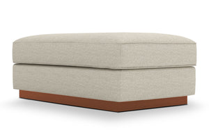 Harper Ottoman :: Leg Finish: Pecan / Size: 28x48