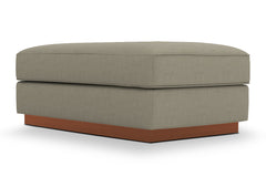 Harper Ottoman :: Leg Finish: Pecan / Size: 28x48