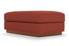 Harper Ottoman :: Leg Finish: Pecan / Size: 28x48