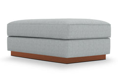Harper Ottoman :: Leg Finish: Pecan / Size: 28x48