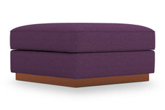 Harper Ottoman :: Leg Finish: Pecan / Size: 35x35