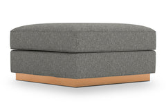 Harper Ottoman :: Leg Finish: Natural / Size: 35x35