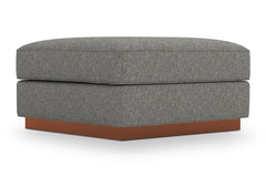 Harper Ottoman :: Leg Finish: Pecan / Size: 35x35