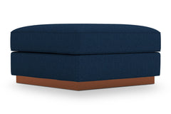 Harper Ottoman :: Leg Finish: Pecan / Size: 35x35