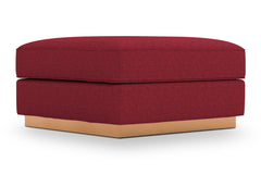 Harper Ottoman :: Leg Finish: Natural / Size: 35x35