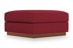 Harper Ottoman :: Leg Finish: Pecan / Size: 35x35