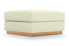 Harper Ottoman :: Leg Finish: Natural / Size: 35x35