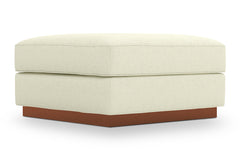 Harper Ottoman :: Leg Finish: Pecan / Size: 35x35