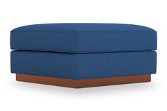 Harper Ottoman :: Leg Finish: Pecan / Size: 35x35