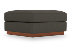Harper Ottoman :: Leg Finish: Pecan / Size: 39x39