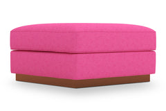 Harper Ottoman :: Leg Finish: Pecan / Size: 35x35