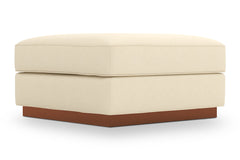 Harper Ottoman :: Leg Finish: Pecan / Size: 35x35