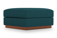Harper Ottoman :: Leg Finish: Pecan / Size: 35x35
