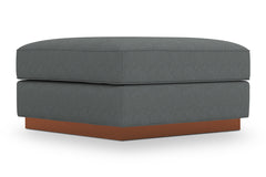 Harper Ottoman :: Leg Finish: Pecan / Size: 35x35