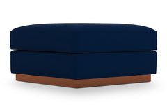 Harper Ottoman :: Leg Finish: Pecan / Size: 35x35