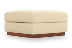 Harper Ottoman :: Leg Finish: Pecan / Size: 35x35