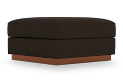 Harper Ottoman :: Leg Finish: Pecan / Size: 35x35