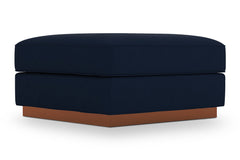 Harper Ottoman :: Leg Finish: Pecan / Size: 35x35