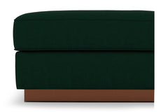 Harper Ottoman :: Leg Finish: Pecan / Size: 35x35