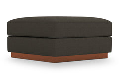 Harper Ottoman :: Leg Finish: Pecan / Size: 39x39