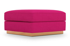 Harper Ottoman :: Leg Finish: Natural / Size: 35x35