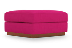 Harper Ottoman :: Leg Finish: Pecan / Size: 35x35