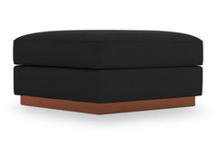 Harper Ottoman :: Leg Finish: Pecan / Size: 35x35