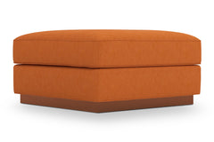Harper Ottoman :: Leg Finish: Pecan / Size: 35x35