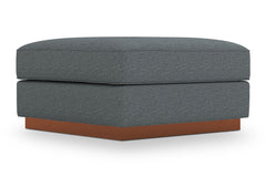 Harper Ottoman :: Leg Finish: Pecan / Size: 35x35