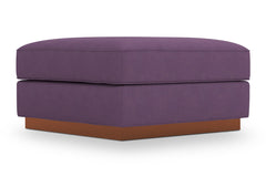 Harper Ottoman :: Leg Finish: Pecan / Size: 35x35