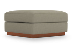 Harper Ottoman :: Leg Finish: Pecan / Size: 35x35