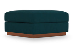 Harper Ottoman :: Leg Finish: Pecan / Size: 35x35