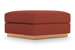 Harper Ottoman :: Leg Finish: Natural / Size: 35x35