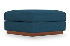 Harper Ottoman :: Leg Finish: Pecan / Size: 35x35