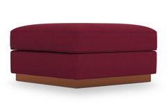 Harper Ottoman :: Leg Finish: Pecan / Size: 35x35