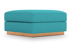 Harper Ottoman :: Leg Finish: Natural / Size: 35x35