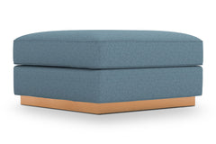 Harper Ottoman :: Leg Finish: Natural / Size: 35x35