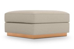 Harper Ottoman :: Leg Finish: Natural / Size: 39x39