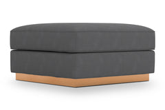 Harper Ottoman :: Leg Finish: Natural / Size: 35x35