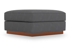 Harper Ottoman :: Leg Finish: Pecan / Size: 35x35